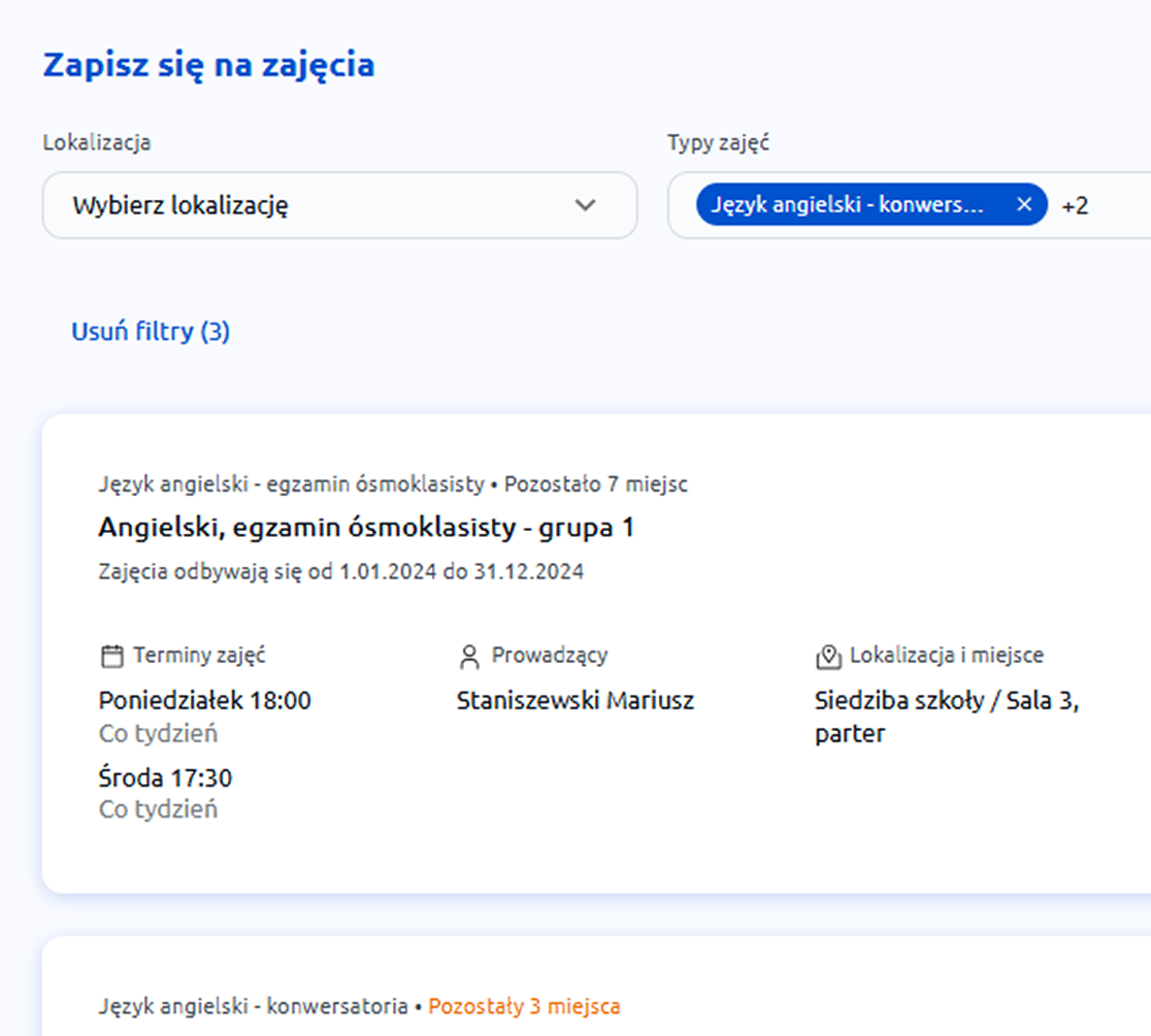 Zgłoszenia - Rekrutacja